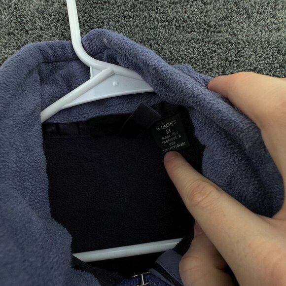 Patagonia Synchilla Women Purple Medium Fleece Full Zip Jacket Outdoors Pockets - Picture 7 of 15